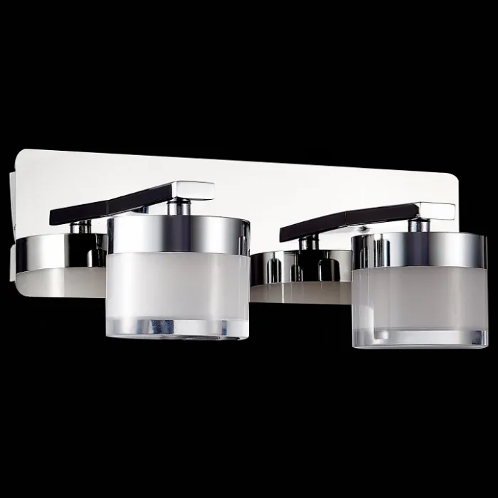 Светильник на штанге ST-Luce Saltaggio SL1600.101.02 Цвет плафонов белый Цвет арматуры хром от ImperiumLoft