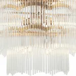 Подвесная люстра Stilfort Seauty 2121/03/16P Цвет плафонов прозрачный Цвет арматуры латунь