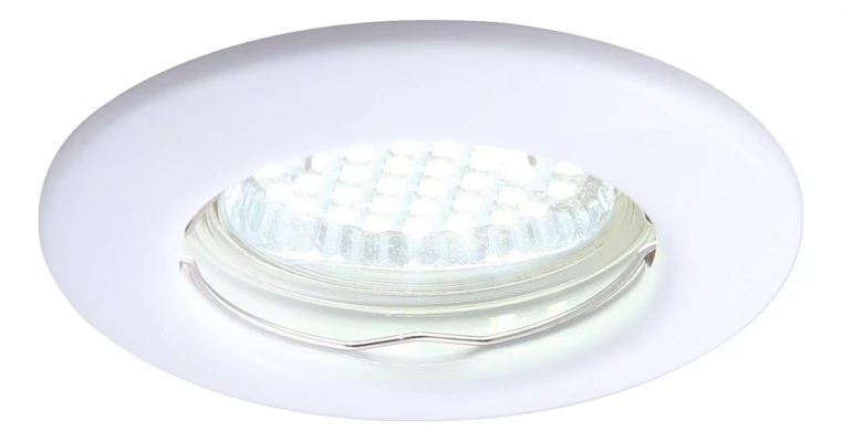 Встраиваемый светильник Arte Lamp Praktisch A1203PL-1WH Цвет арматуры белый Цвет плафонов черный