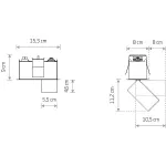 Спот Nowodvorski Mono 10458 от ImperiumLoft Спот Nowodvorski Mono 10458 от ImperiumLoft