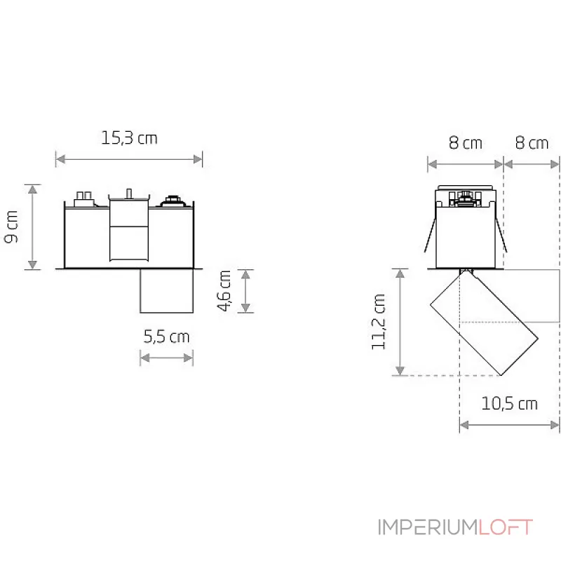 Спот Nowodvorski Mono 10458 от ImperiumLoft Спот Nowodvorski Mono 10458 от ImperiumLoft