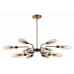 Потолочная люстра ST-Luce Desima SL1174.303.12 Цвет плафонов коричневый Цвет арматуры латунь от ImperiumLoft