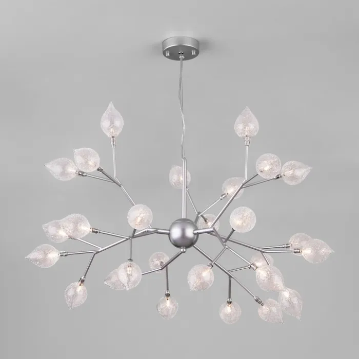 Подвесная люстра Bogate's Boccio 546 Цвет арматуры серебро Цвет плафонов прозрачный от ImperiumLoft