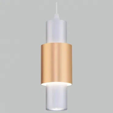 Подвесной светильник Eurosvet Bento 50204/1 LED Цвет плафонов золото Цвет арматуры серебро от ImperiumLoft