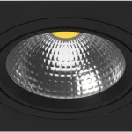 Встраиваемый светильник Lightstar Intero 111 i81707 Цвет арматуры черный
