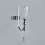 Бра Newport 4800 4801/A chrome Цвет арматуры золото Цвет плафонов белый