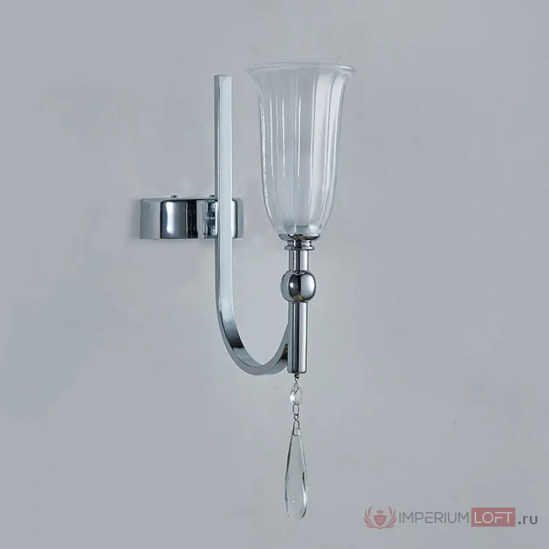 Бра Newport 4800 4801/A chrome Цвет арматуры золото Цвет плафонов белый от ImperiumLoft