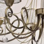 Подвесная люстра MW-Light Моника 11 372013508 Цвет арматуры бронза Цвет плафонов бронза от ImperiumLoft