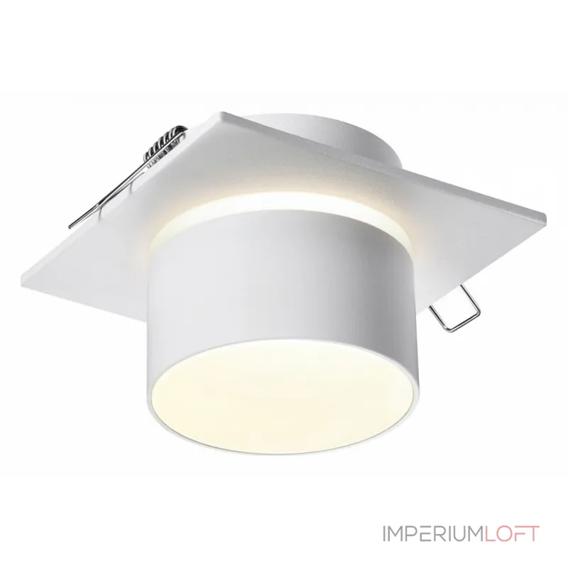 Встраиваемый светильник Novotech Lirio 370718 Цвет плафонов белый