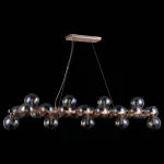 Подвесная люстра Maytoni Dallas MOD547PL-25G Цвет арматуры золото Цвет плафонов янтарный от ImperiumLoft