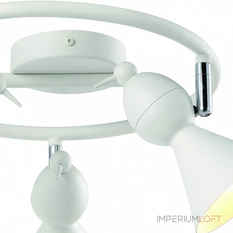 Спот Arte Lamp Picchio A9229PL-3WH Цвет арматуры белый Цвет плафонов белый Спот Arte Lamp Picchio A9229PL-3WH Цвет арматуры белый Цвет плафонов белый