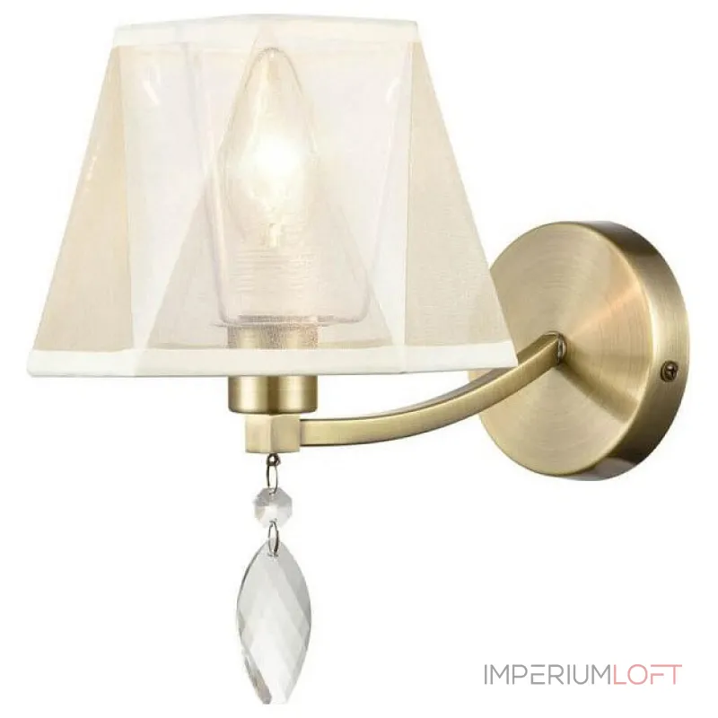 Бра Vele Luce Sinfonia VL4184W01 Цвет арматуры бронза Цвет плафонов кремовый