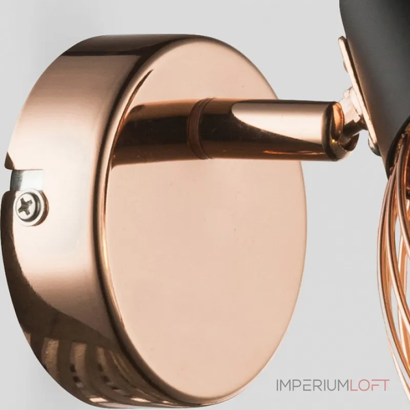 Спот Rivoli Insolito W1 CP Б0038135 Цвет арматуры медь Цвет плафонов медь