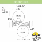 Светильник на штанге Fumagalli Globe 300 G30.131.000.AYE27DN