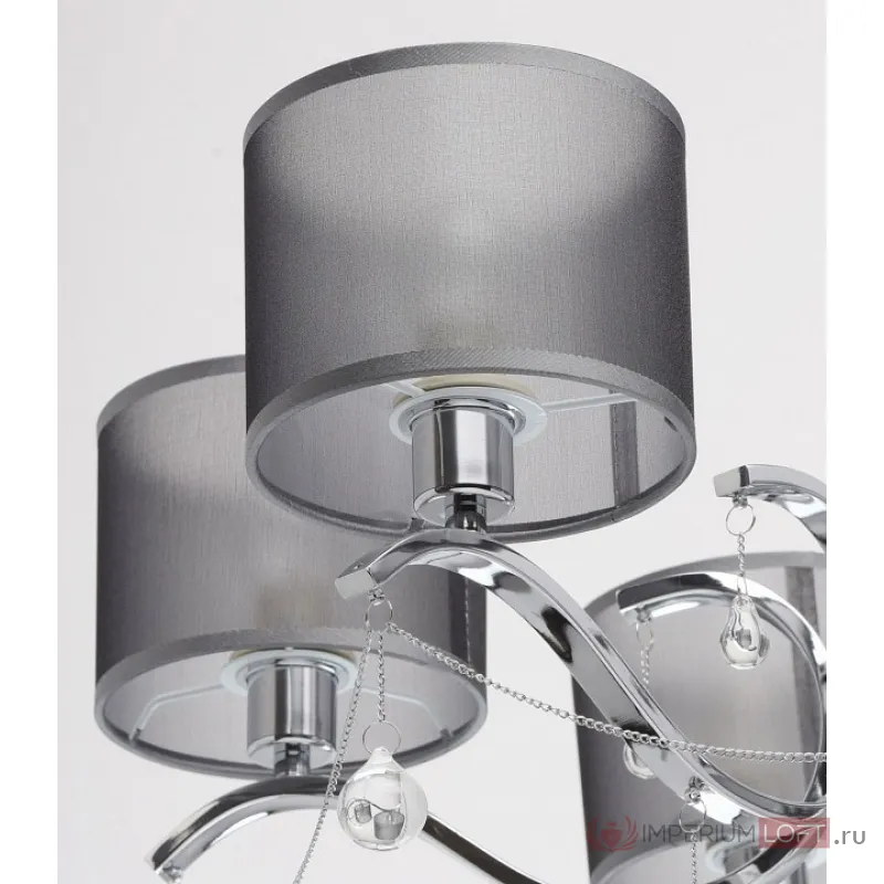 Подвесная люстра MW-Light Федерика 82 379019006 Цвет арматуры хром Цвет плафонов черный от ImperiumLoft