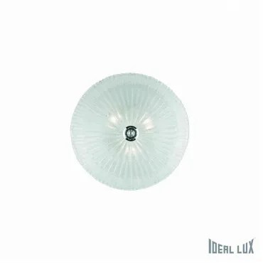 Накладной светильник Ideal Lux Shell SHELL PL3 TRASPARENTE Цвет арматуры хром Цвет плафонов прозрачный