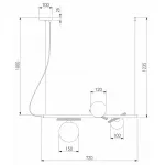 Подвесной светильник Eurosvet Salut a062095 от ImperiumLoft