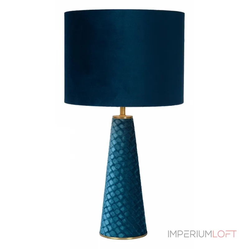 Настольная лампа декоративная Lucide Extravaganza Velvet 10501/81/37 Цвет плафонов голубой Цвет арматуры голубой от ImperiumLoft Настольная лампа декоративная Lucide Extravaganza Velvet 10501/81/37 Цвет плафонов голубой Цвет арматуры голубой от ImperiumLoft
