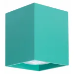 Накладной светильник TopDecor Tubo 8 SQ Tubo8 SQ P1 24 Цвет арматуры зеленый
