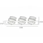 Встраиваемый светильник Donolux DL18461 DL18461/03WW-White SQ Dim
