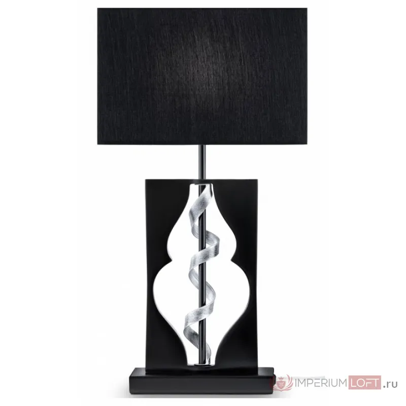 Настольная лампа декоративная Maytoni Intreccio ARM010-11-R Цвет арматуры серебро Цвет плафонов черный от ImperiumLoft