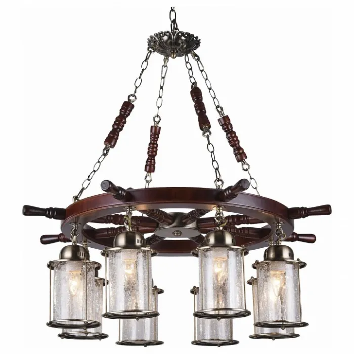 Подвесная люстра ST-Luce Volantino SL150.303.08 Цвет арматуры бронза Цвет плафонов прозрачный от ImperiumLoft