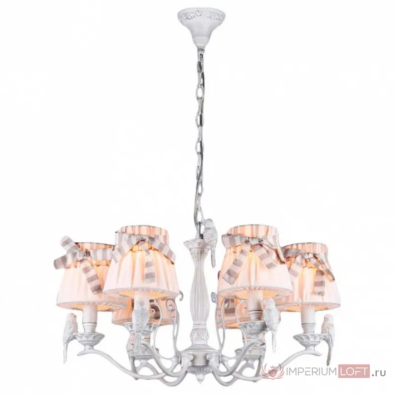 Подвесная люстра Maytoni Bird ARM013-06-W Цвет арматуры белый Цвет плафонов белый от ImperiumLoft