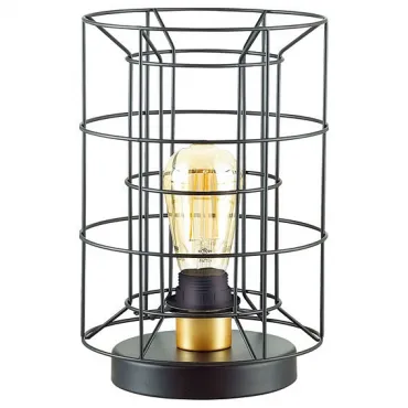 Настольная лампа декоративная Lumion Rupert 4410/1T Цвет арматуры золото Цвет плафонов черный