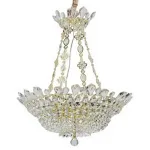 Подвесной светильник MW-Light Патриция 447010612 Цвет арматуры золото Цвет плафонов прозрачный от ImperiumLoft