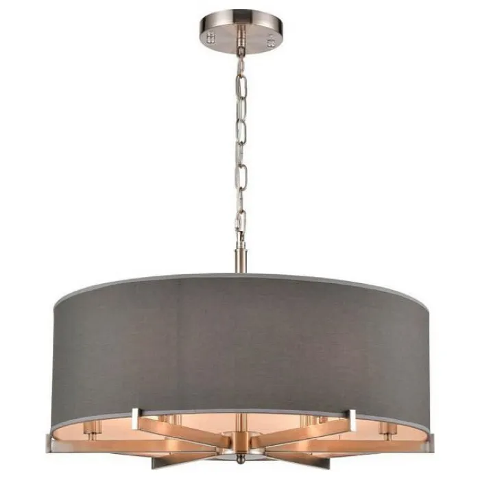 Подвесной светильник Vele Luce Camellia VL4203P26 Цвет арматуры хром Цвет плафонов серый от ImperiumLoft