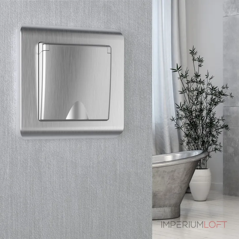 Розетка двойная с заземлением без рамки Werkel W117 3 W1172004