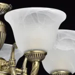Подвесная люстра MW-Light Ариадна 20 450016305 Цвет арматуры бронза Цвет плафонов белый от ImperiumLoft