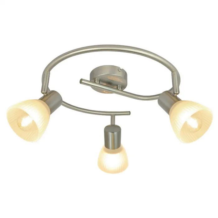 Спот Arte Lamp Parry A5062PL-3SS Цвет арматуры серебро Цвет плафонов белый от ImperiumLoft