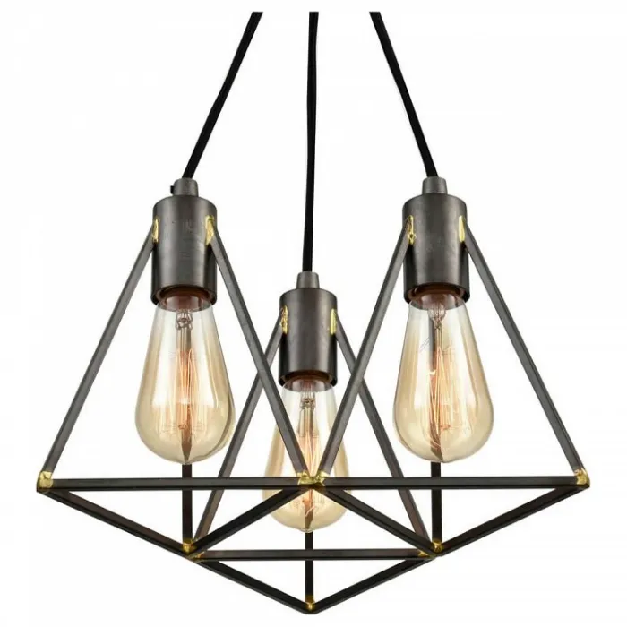 Подвесной светильник Vele Luce Storm 742 VL6136P03 Цвет арматуры коричневый Цвет плафонов коричневый от ImperiumLoft