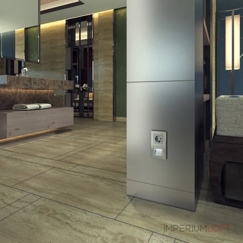 Рамка на 2 поста Werkel Aluminium (алюминий) W0021706 Цвет арматуры серебро