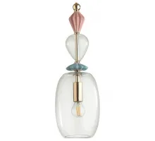 Подвесной светильник Odeon Light Bizet 4855/1B Цвет плафонов прозрачный Цвет арматуры золото