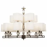Подвесная люстра Maytoni Ontario MOD020PL-15CH Цвет арматуры хром Цвет плафонов белый от ImperiumLoft