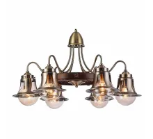 Подвесная люстра Omnilux Croce OML-50703-06 Цвет плафонов бронза Цвет арматуры коричневый