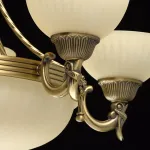 Подвесная люстра MW-Light Афродита 1 317010708 Цвет арматуры бронза Цвет плафонов кремовый от ImperiumLoft