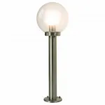 Наземный низкий светильник Arte Lamp Gazebo A8366PA-1SS Цвет арматуры серебро Цвет плафонов прозрачный