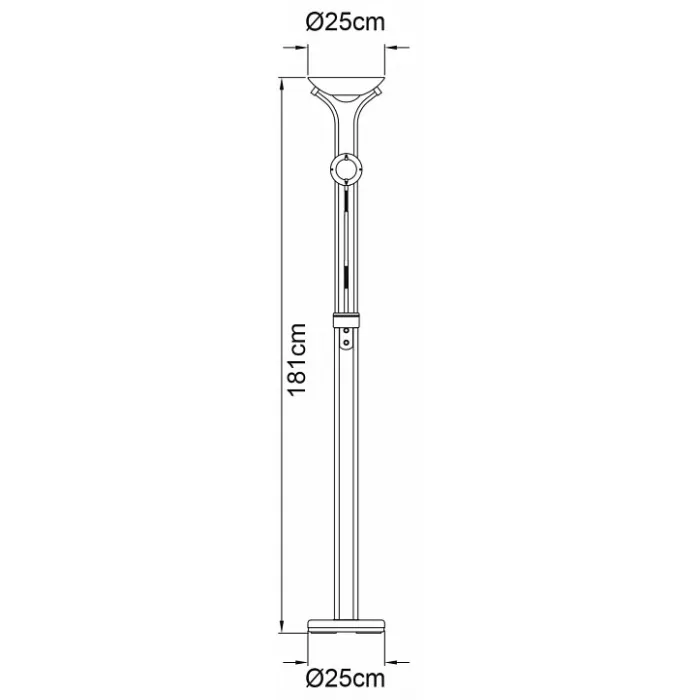 Торшер с подсветкой Arte Lamp Duetto A4329PN-2AB Цвет арматуры бронза Цвет плафонов бронза от ImperiumLoft