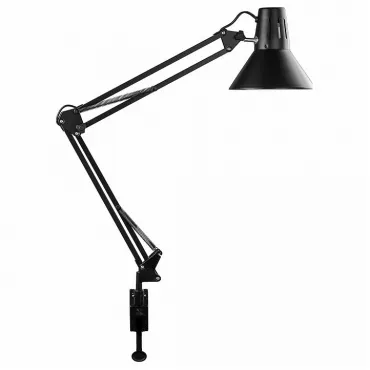 Настольная лампа офисная Feron 24233 Цвет арматуры черный Цвет плафонов черный