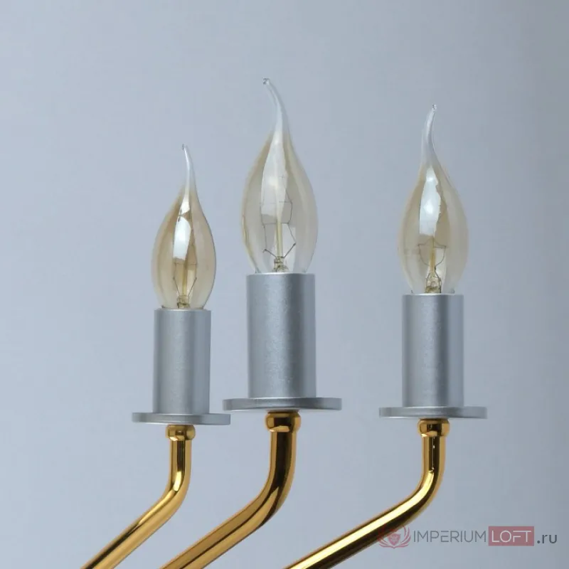 Люстра на штанге MW-Light Атмосфера 699011008 Цвет арматуры золото Цвет плафонов белый от ImperiumLoft