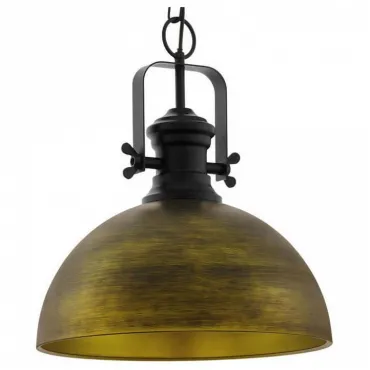 Подвесной светильник Eglo Combwich 43051 Цвет плафонов бронза Цвет арматуры черный