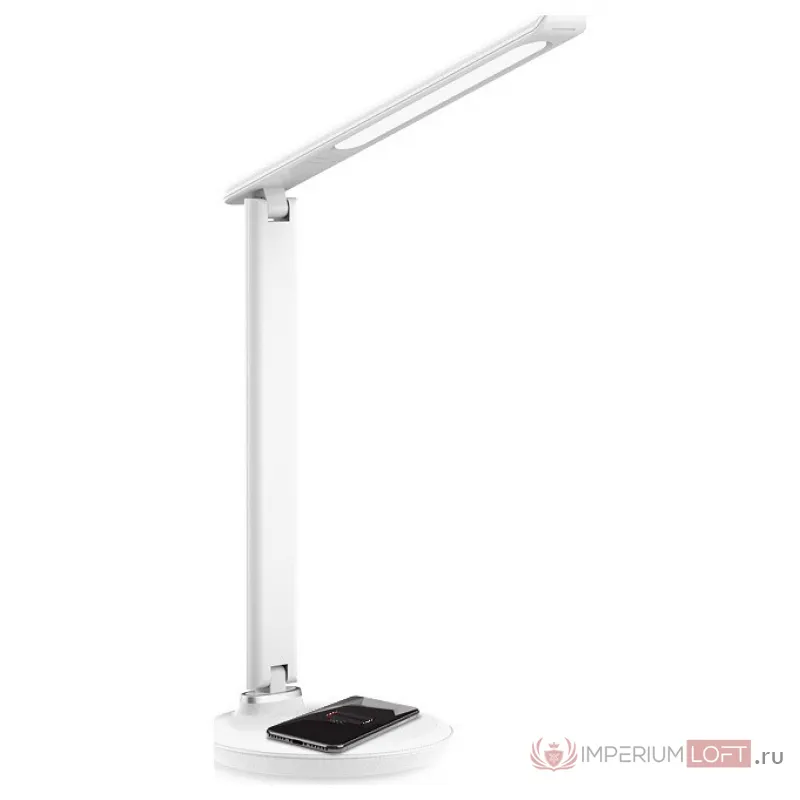 Настольная лампа офисная Ambrella Desk 3 DE520 Цвет плафонов белый Цвет арматуры белый от ImperiumLoft