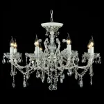 Подвесная люстра Maytoni Sevilla DIA004-08-WG Цвет арматуры кремовый Цвет плафонов прозрачный от ImperiumLoft