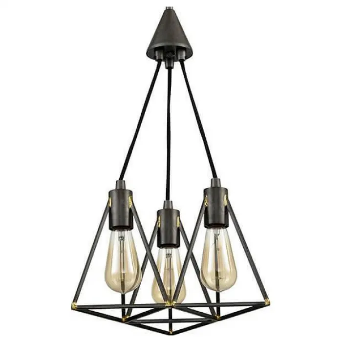 Подвесной светильник Vele Luce Storm 742 VL6136P03 Цвет арматуры коричневый Цвет плафонов коричневый от ImperiumLoft