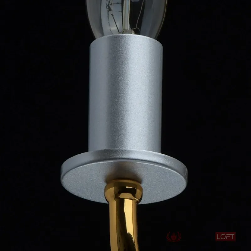 Люстра на штанге MW-Light Атмосфера 699011008 Цвет арматуры золото Цвет плафонов белый от ImperiumLoft