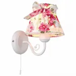 Бра Arte Lamp 7021 A7021AP-1WH Цвет арматуры белый Цвет плафонов розовый