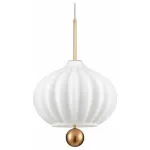 Подвесной светильник Vele Luce Bianco VL5714P41 Цвет арматуры Желтый Цвет плафонов Белый от ImperiumLoft